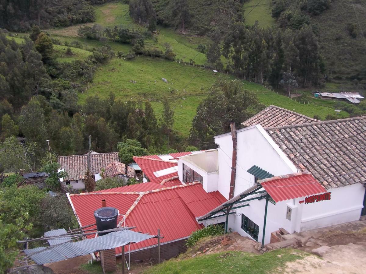 Hospedaje Bella Vista Monguí Eksteriør billede