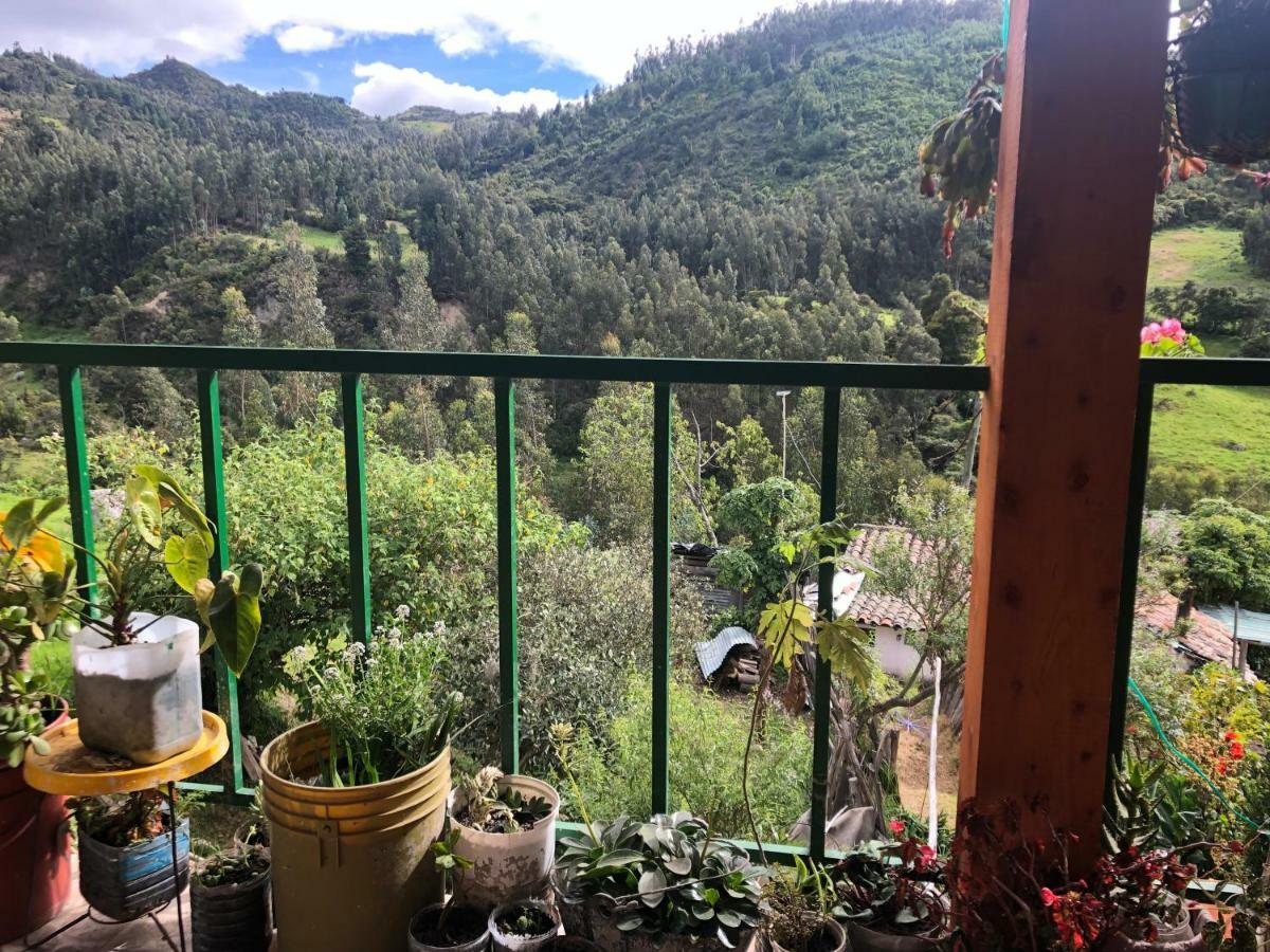 Hospedaje Bella Vista Monguí Eksteriør billede